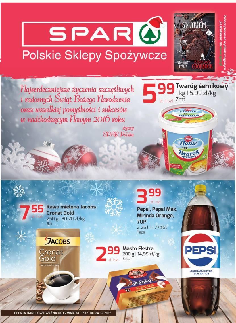 Gazetka promocyjna Spar str. 1