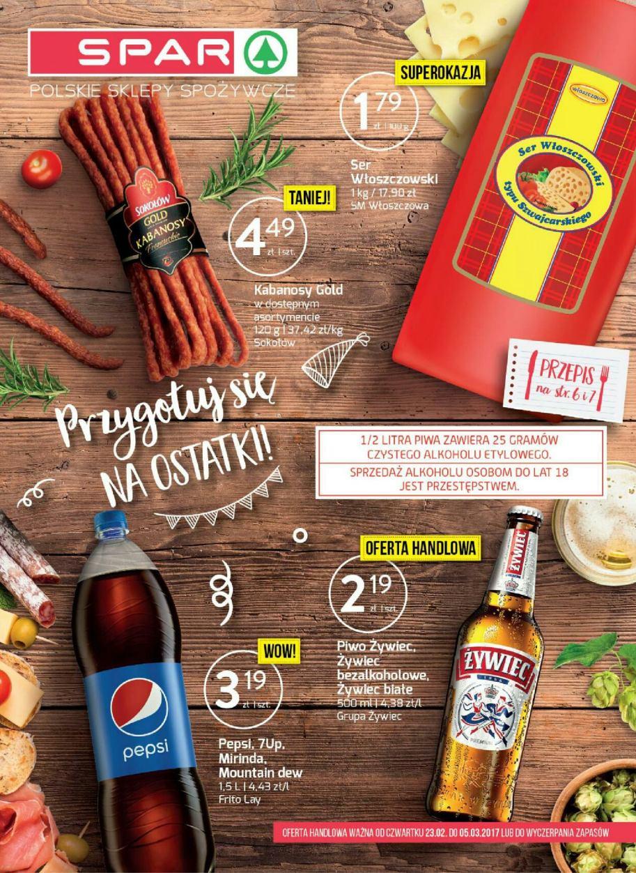 Gazetka promocyjna Spar str. 1