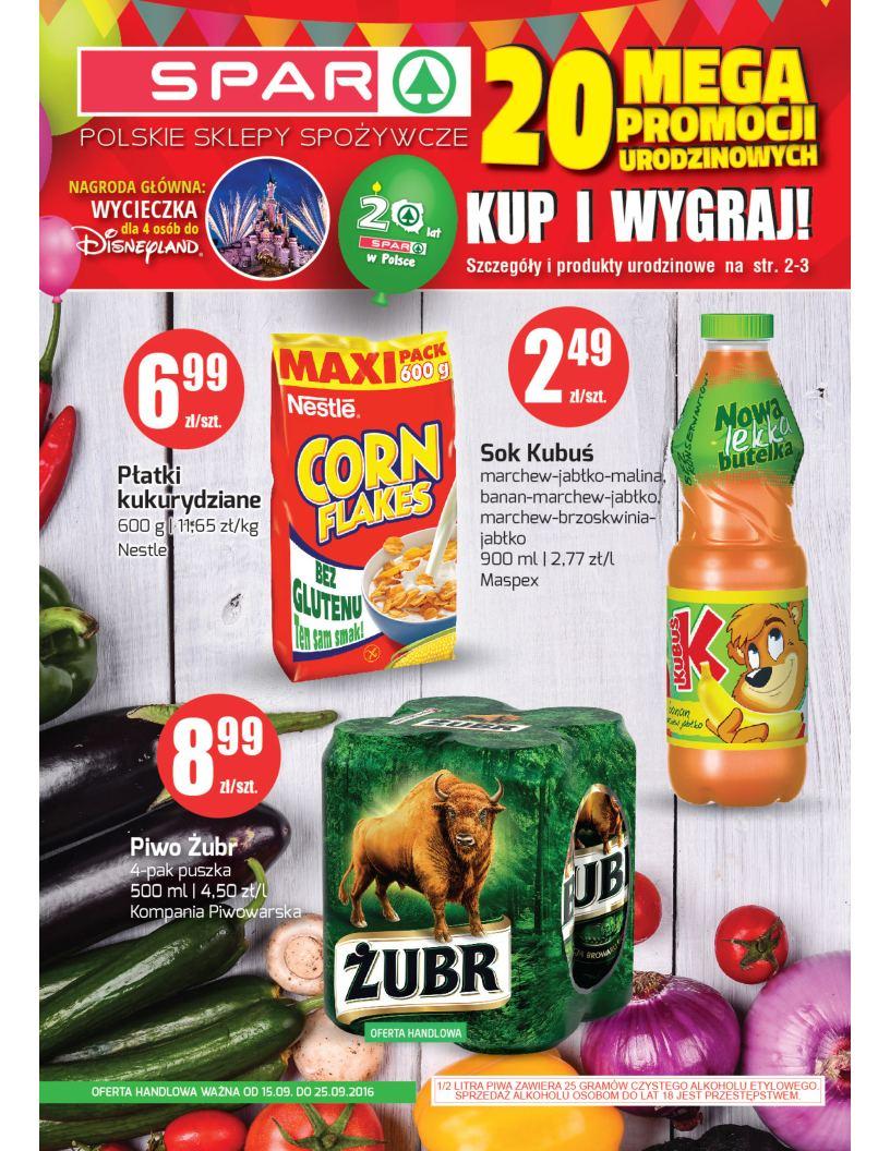Gazetka promocyjna Spar str. 1