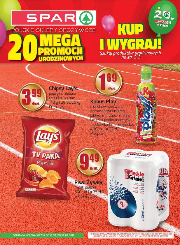 Gazetka promocyjna Spar str. 1